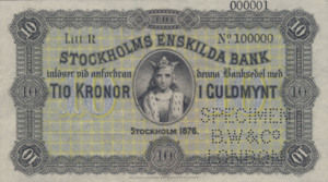 Sweden, 10 Krone, S511s