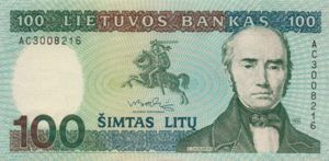 Lithuania, 100 Litas, P50a