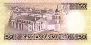 Lithuania, 50 Litas, P58