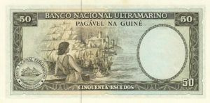 Portuguese Guinea, 50 Escudo, P44a Sign.1