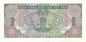 Vietnam, South, 50 Dong, P25a, NBV B27a