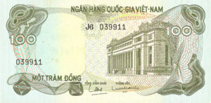 Vietnam, South, 100 Dong, P26a, NBV B28a