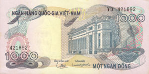 Vietnam, South, 1,000 Dong, P29a, NBV B31a