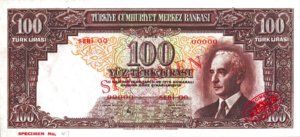 Turkey, 100 Lira, P137s