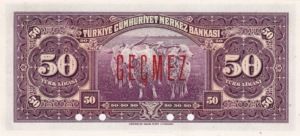 Turkey, 50 Lira, P142As