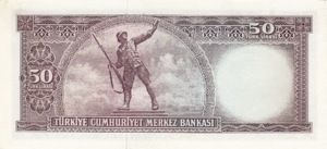 Turkey, 50 Lira, P175a