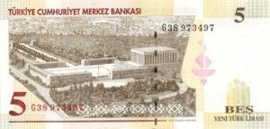 Turkey, 5 New Lira, P217