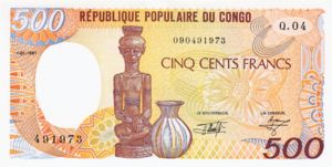 Congo Republic, 500 Franc, P8d