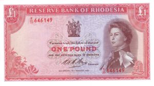 Rhodesia, 1 Pound, P28b