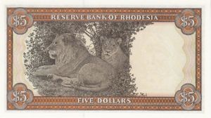 Rhodesia, 5 Dollar, P36a