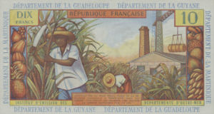 French Antilles, 10 Franc, P8a
