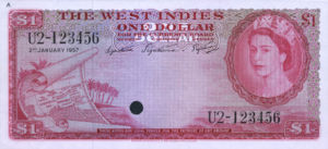 West Indies, 1 Dollar, 