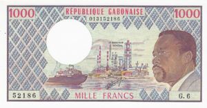 Gabon, 1,000 Franc, P3c