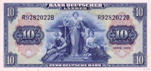 Germany - Federal Republic, 10 Deutsche Mark, P16a