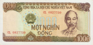 Vietnam, 1,000 Dong, P102a, SBV B30a