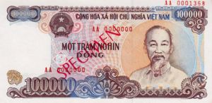 Vietnam, 100,000 Dong, P117s, SBV B42as