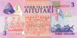 Cook Islands, The, 3 Dollar, P7a