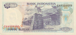 Indonesia, 1,000 Rupiah, P129a