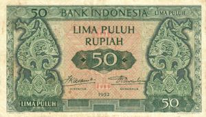 Indonesia, 50 Rupiah, P45