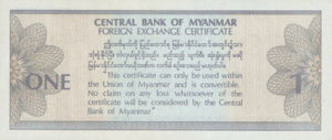 Myanmar, 1 Dollar, FX1