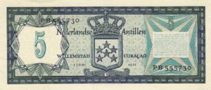 Netherlands Antilles, 5 Gulden, P8b