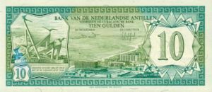 Netherlands Antilles, 10 Gulden, P16b