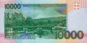 São Tomé and Príncipe (Saint Thomas and Prince), 10,000 Dobra, P66a