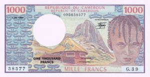 Cameroon, 1,000 Franc, P21