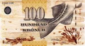 Faeroe Islands, 100 Krone, P25