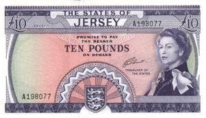 Jersey, 10 Pound, P10a
