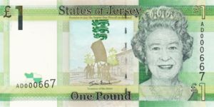Jersey, 1 Pound, P32a