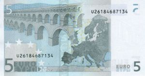 European Union, 5 Euro, P1u