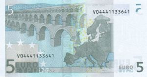 European Union, 5 Euro, P1v