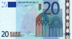 European Union, 20 Euro, P3y