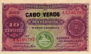 Cape Verde, 10 Centavo, P20, Lot 22260, Lot 36