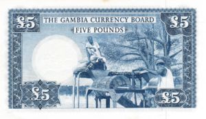 Gambia, 5 Pound, P3