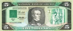 Liberia, 5 Dollar, P19