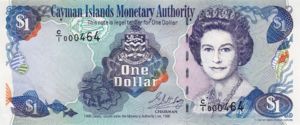 Cayman Islands, 1 Dollar, P21a