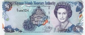 Cayman Islands, 1 Dollar, P26b