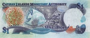 Cayman Islands, 1 Dollar, P26b