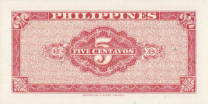 Philippines, 5 Centavo, P126a