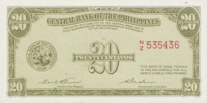 Philippines, 20 Centavo, P130b