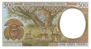 Central African States, 500 Franc, P101Cb