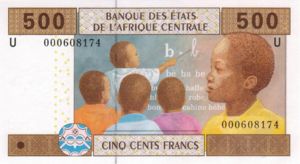 Central African States, 500 Franc, P206U