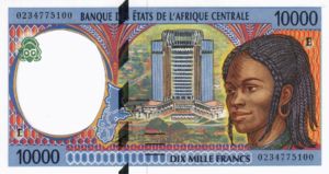 Central African States, 10,000 Franc, P205Eh