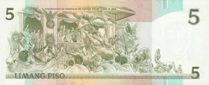 Philippines, 5 Peso, P168b