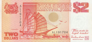 Singapore, 2 Dollar, P27, BCCS B20a
