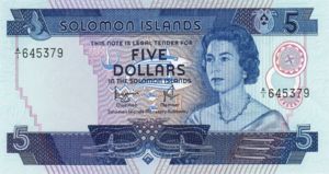 Solomon Islands, 5 Dollar, P6b