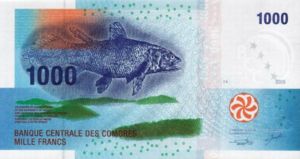 Comoros, 1,000 Franc, P16