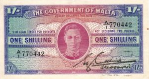 Malta, 1 Shilling, P16
